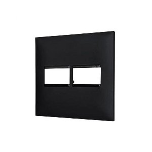 Espelho 4x4 para 2 Módulos Pial Plus+ I Legrand Preto - 618511PT - sem Suporte - 618511PT