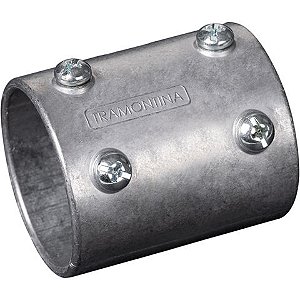 Luva de Emenda sem Rosca Alumínio de 2 Polegadas Flexor Tramontina - 56131/026 - Vendido Unitário - 56131/026