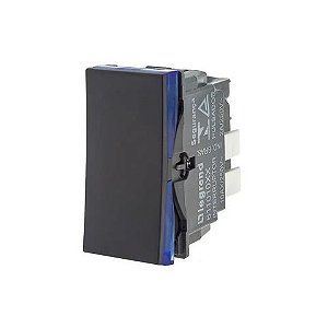Interruptor 1 Intermediário Módulo 10A Pial Plus+ I Legrand Preto - 612007PT - 612007PT