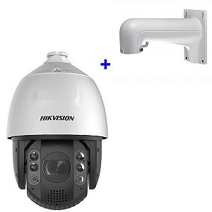 Câmera CFTV IP PoE DS-2DE7A432IW-AEB Speed Dome 4.0 MP IR 200m Zoom 32x Hikvision - Suporte incluso - DS-2DE7A432IW-AEB
