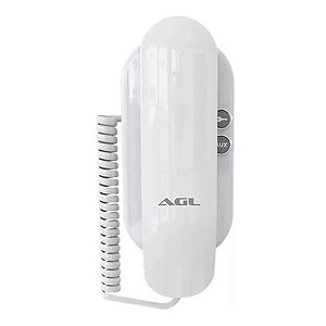Monofone para Porteiro Eletrônico AGL Branco Universal S100 - 1104023 - 1104023