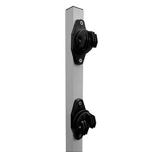 Haste W Industrial 75 Centímetros 25 x 25mm 4 Isoladores Alumínio Cru Steel Hastes - 25016467 - 6467 - 25016467
