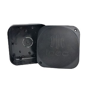Caixa de Passagem para CFTV Quadrada Preto 10x10x5cm In box Ipec - A2339/PT - A2339/PT