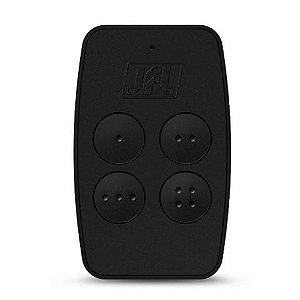 Controle Remoto 4 Botões 433,92MHZ Preto - JFL - CR4T-PR V3 - CR4T PR V3