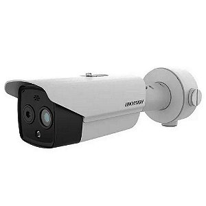Câmera CFTV IP PoE HM-TD2628-8/QA/BR Bullet 4.0MP Bi-espectral Termográfica e Óptica IR 40m Hikvision - HM-TD2628-8/QA/BR