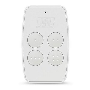 Controle Remoto 4 Botões 868MHZ Branco - JFL - CR4T DUO+ - CR4T DUO+