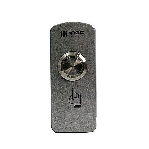 Botoeira de Saída Sobrepor Simples com Fio Inox Prata Ipec - A2336 - A2336