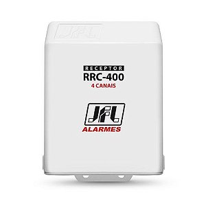 Receptor para Controle Remoto 4 Canais 433,92Mhz Hopping code e Rolling Code Alcance 100 Metros - JFL - RRC-400 - RRC-400