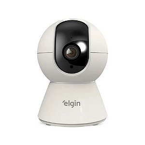 Câmera CFTV Wi-Fi Elgin 48CAMINTPT20 360° Full HD 1080p com Áudio, Armazenamento microSD ou em Nuvem - Compatível com Alexa e Google Assistente - 48CAMINTPT20
