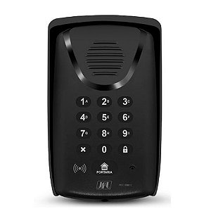 Porteiro Eletrônico para Central de Comunicação ou PABX 13 Teclas Até 4000 Usuários RFID JFL - PEC-1310 C - PEC 1310 C