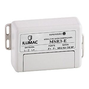 Módulo de Comando 24v Endereçável MSR3-E - Ilumac - MSR3-E