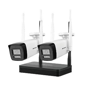Kit NVS WiFi com 2 Câmera Bullet 4MP Hikvision - NKS424W0H - NKS424W0H