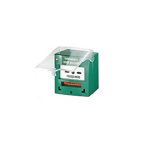 Acionador de Emergencia para Controle de Acesso Assa Abloy Verde - CP-32G - 35.00090