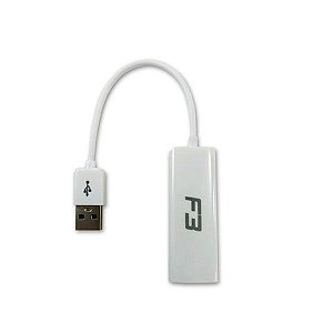 Adaptador USB 2.0 A-Macho - Rede RJ45 10/100 F3 - 1046 - 1046