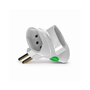 Adaptador Tomada T 3 Tomadas 3 Pinos 10A Branco Legrand Daneva - DN1677 - DN1677