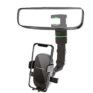 Suporte de Celular para Carro Retrovisor com Rotação em 360° X-cell - XC-SP-45-V - XC-SP-45-V