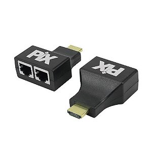 Extensor HDMI 1080P Ethernet 20 Metros CAT.5E/CAT.6 PIX - 075-0897 - 075-0897