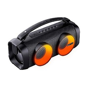 Caixa de Som Portátil Pulse 80W Preto Bluetooth, Auxiliar, USB e com Sistema de Emparelhamento TWS - SP614 - SP614