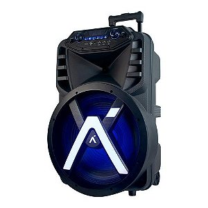 Caixa de Som Amplificada Hype 900w Rms TWS, Bluetooth, USB, Cartão de memória, Rádio FM e Entrada Auxiliar Aquário - HP-900 - HP-900