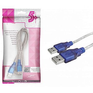 Cabo USB A-Macho - A-Macho 1,8 Metros 2.0 5+ - 018-0069 - 018-0069