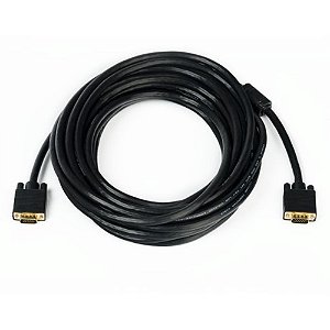 Cabo VGA Macho x Macho com Filtro 1,8 Metros Pluscable - PC-MON1802 - PC-MON1802