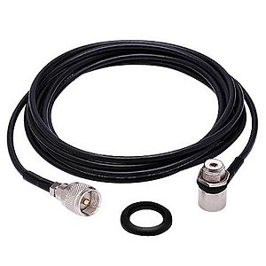Cabo para Antena Rádio PX Aquário RG58 UHF Macho 5,5 Metros - M-802K - M-802K