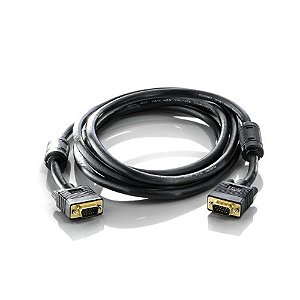 Cabo VGA Macho x Macho com Filtro 3,0 Metros Pluscable - PC-MON3002 - PC-MON3002