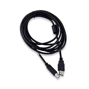 Cabo USB A-Macho - B-Macho 1,8 Metros 2.0 Preto Comtac - 28129041 - 28129041