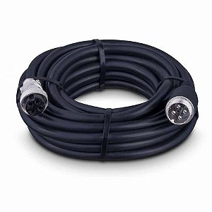 Cabo Extensor PTT para Microfone de Radio PX 4 Pinos 5 Metros Aquário - AC-04 - AC-04