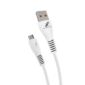 Cabo USB A-Macho - Type-C 1,0 Metro 5.0A Branco X-Cell - XC-CD-127 - XC-CD-127