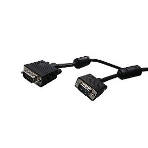 Cabo VGA Macho x Macho com Filtro 15,0 Metros Seccon - HL-PVGA3+4-15M - HL-PVGA3+4-15M