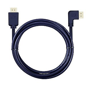 Cabo HDMI Macho x Macho 2.0 4K 19 Pinos 90 Graus 5,0 Metros Aquário - 4K905 - 4K905