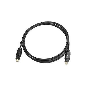 Cabo de Fibra Óptica Toslink Preto 10,0 Metros Seccon SecFiber - XLY-OPC-T2T/BK/10,0M - XLY-OPC-T2T/BK/10.0M