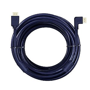 Cabo HDMI Macho x Macho 2.0 4K 19 Pinos 90 Graus 10,0 Metros Aquário - 4K910 - 4K910