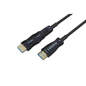 Cabo HDMI Fibra Óptica Ativa Macho x Macho Destacável 2.1 8K 10 Metros Seccon - ZLX-HDMI2.1-19-303-10M - ZLX-HDMI2.1-19-303-10M