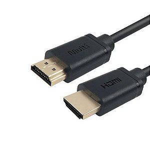 Cabo HDMI Macho x Macho 2.0 4K HDR 2,0 Metros Conectores Banhado a Ouro Multilaser - WI520 - WI520