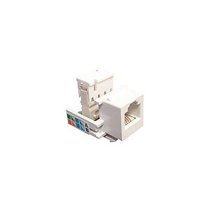 Conector Keystone Seccon SecLan RJ11 Fêmea Cat.3 Branco - WT-2068-W - WT-2068-W