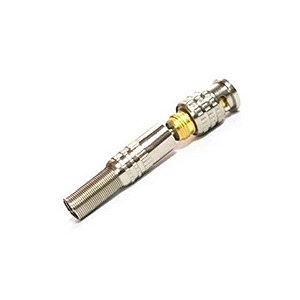 Conector BNC RG59 Macho Fasgold Parafusável com Mola Vendido Unitário - FS-484 - FS-484