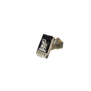 Conector RJ45 Megatron Macho 8x8 Cat5E Blindado - 903 - Pack com 10 unidades - 903