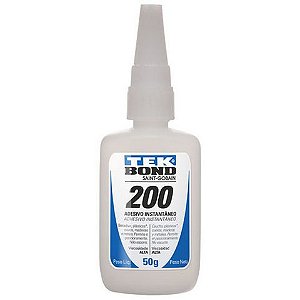 Cola Instantânea Alta Viscosidade 50 Gramas Nº 200 Tekbond Multiuso - Unitário - 69957326664 - 69957326664