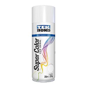Tinta Spray Super Color Branco Brilhante Uso Geral 350ml/250g - Tekbond - 69957327012 - 69957327012