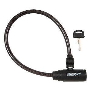 Cadeado para Bicicleta com Chave 8mm 40cm Brasfort - 7015 - 7015