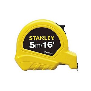 Trena Fita Metálica 5 Metros 16mm Stanley - STHT33989-840 - STHT33989-840
