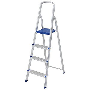 Escada de Alumínio 4 Degraus Mor - 5102 - 5102
