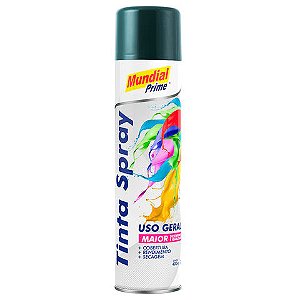 Tinta Spray Multiuso 400ml Mundial Prime Verde Escuro - 3197VDC - AE01000070