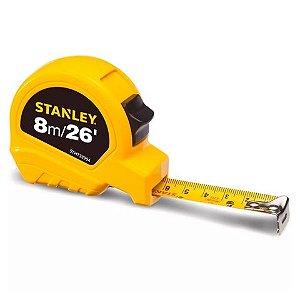 Trena Fita Metálica 8 Metros 26mm Stanley - STHT33994-840 - STHT33994-840