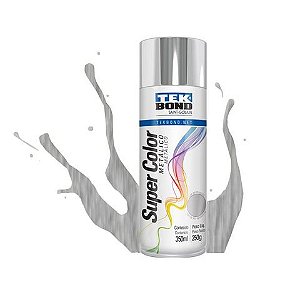 Tinta Spray Super Color Cromado Metálico 350ml/250g - Tekbond - 69957327167 - 69957327167