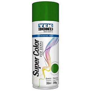 Tinta Spray Super Color Verde Uso Geral 350ml/250g - Tekbond - 23161006900 - 23161006900