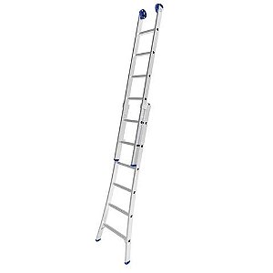 Escada de Alumínio Extensiva 2 x 6 Degraus Mor - 5202 - 5202