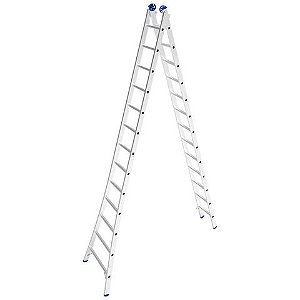 Escada de Alumínio Extensiva 2 x 13 Degraus Mor - 5209 - 5209
